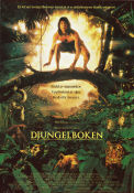 Djungelboken 1994 poster Jason Scott Lee Cary Elwes Lena Headey Stephen Sommers Text: Rudyard Kipling