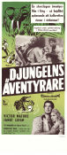 Djungelns äventyrare 1956 poster Victor Mature Terence Young