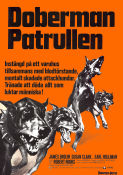 Dobermanpatrullen 1973 poster James Brolin Susan Clark Earl Holliman Frank De Felitta Hundar