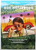 Doc Hollywood 1991 poster Michael J Fox Woody Harrelson Julie Warner Michael Caton-Jones Bilar och racing