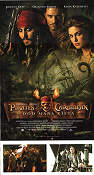 Död mans kista 2006 poster Johnny Depp Geoffrey Rush Orlando Bloom Keira Knightley Gore Verbinski