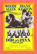 Död och pina 1975 poster Diane Keaton Woody Allen