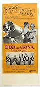 Död och pina 1975 poster Diane Keaton Woody Allen