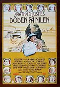 Döden på nilen 1978 poster Peter Ustinov Mia Farrow Simon MacCorkindale John Guillermin Text: Agatha Christie