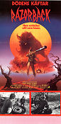 Dödens käftar 1984 poster Gregory Harrison Arkie Whitele Russell Mulcahy Filmen från: Australia