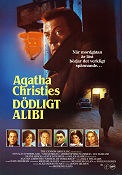 Dödligt alibi 1984 poster Donald Sutherland Faye Dunaway Desmond Davis Text: Agatha Christie