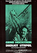 Dödligt utspel 1975 poster Gene Hackman Arthur Penn Dykning