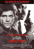 Dödligt vapen 1987 poster Mel Gibson Richard Donner