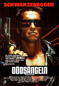 Dödsängeln 1984 poster Arnold Schwarzenegger Michael Biehn Linda Hamilton James Cameron Glasögon Vapen