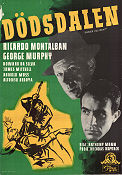 Dödsdalen 1949 poster Ricardo Montalban George Murphy Anthony Mann