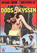 Dödskyssen 1968 poster Richard Greene Christopher Lee Howard Marion-Crawford Jesus Franco