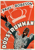 Dödstrumman 1933 poster Paul Robeson Dudley Digges Dudley Murphy