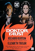 Doktor Faust 1967 poster Elizabeth Taylor Richard Burton Nevill Coghill