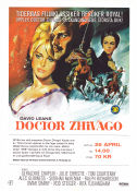 Doktor Zjivago 1965 poster Omar Sharif Julie Christie Rod Steiger Alec Guinness Geraldine Chaplin David Lean Romantik Text: Boris Pasternak