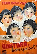 Doktorn kom genast 1936 poster Yvonne Dionne Henry King Barn