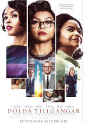 Dolda tillgångar 2016 poster Taraji P Henson Octavia Spencer Janelle Monae