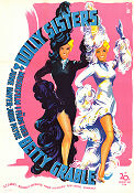 The Dolly Sisters 1945 poster Betty Grable John Payne June Haver Irving Cummings Dans Musikaler