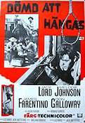 Dömd att hängas 1967 poster Jack Lord Melodie Johnson James Farentino Alan Rafkin