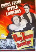 Don Juans äventyr 1948 poster Errol Flynn Viveca Lindfors Robert Douglas Vincent Sherman Äventyr matinée
