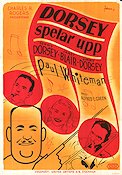 Dorsey spelar upp 1947 poster Tommy Dorsey Paul Whiteman Janet Blair Jazz