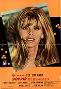 The Double Man 1967 poster Yul Brynner Britt Ekland Clive Revill Franklin J Schaffner