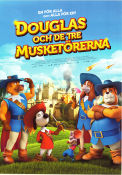 Douglas och de tre smusketörerna 2021 poster Miguel Angel Pérez Toni Garcia Animerat Spanien