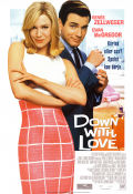 Down with Love 2003 poster Renée Zellweger Ewan McGregor David Hyde Pierce Peyton Reed Romantik