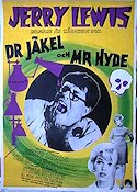 Dr Jäkel och Mr Hyde 1964 poster Jerry Lewis Medicin och sjukhus
