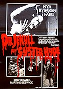 Dr Jekyll och Syster Hyde 1971 poster Ralph Bates Martine Beswick Gerald Sim Roy Ward Baker