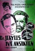 Dr Jekylls två ansikten 1961 poster Paul Massie Dawn Addams Christopher Lee Filmbolag: Hammer Films
