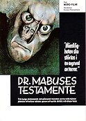 Dr Mabuses testamente 1933 poster Rudolf Klein-Rogge Otto Wernicke Thomy Bourdelle Fritz Lang