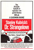 Dr Strangelove or: How I Learned to Stop Worrying 1964 poster Peter Sellers George C Scott Sterling Hayden Keenan Wynn Slim Pickens Stanley Kubrick Affischkonstnär: Tomi Ungerer Krig