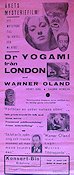 Dr Yogami från London 1935 poster Warner Oland Henry Hull Valerie Hobson