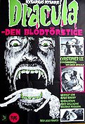 Dracula den blodtörstige 1970 poster Christopher Lee Herbert Lom Klaus Kinski Jesus Franco