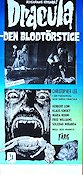 Dracula den blodtörstige 1970 poster Christopher Lee Herbert Lom Klaus Kinski Jesus Franco