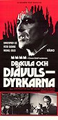 Dracula och djävulsdyrkarna 1973 poster Christopher Lee Peter Cushing Michael Coles Alan Gibson Filmbolag: Hammer Films