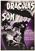 Draculas son 1943 poster Lon Chaney Jr