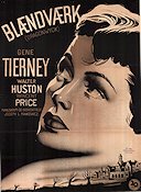 Dragonwyck 1946 poster Gene Tierney Walter Huston Vincent Price Joseph L Mankiewicz
