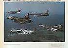 Draken Viggen 1988 affisch Flyg