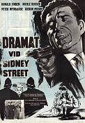 Dramat vid Sidney Street 1960 poster Donald Sinden Robert S Baker