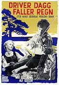 Driver dagg faller regn 1946 poster Mai Zetterling Alf Kjellin Sten Lindgren Gustaf Edgren