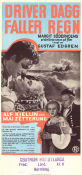 Driver dagg faller regn 1946 poster Mai Zetterling Alf Kjellin Sten Lindgren Gustaf Edgren