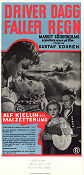 Driver dagg faller regn 1946 poster Mai Zetterling Alf Kjellin Sten Lindgren Gustaf Edgren