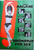 Drömbrud för sex 1964 poster Shirley MacLaine Paul Newman Gene Kelly Damer