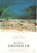 Drömmar 1990 poster Akira Terao Mitsuko Baisho Toshie Negishi Akira Kurosawa Blommor och växter Asien