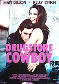 Drugstore Cowboy 1989 poster Matt Dillon Kelly Lynch