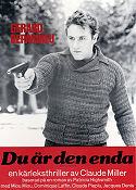 Du är den enda 1977 poster Gerard Depardieu Claude Miller