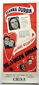 Du och ingen annan 1948 poster Deanna Durbin