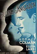 Dubbelgångaren 1933 poster Ronald Colman Richard Wallace