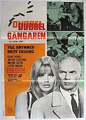 Dubbelgångaren 1967 poster Yul Brynner Britt Ekland Clive Revill Franklin J Schaffner